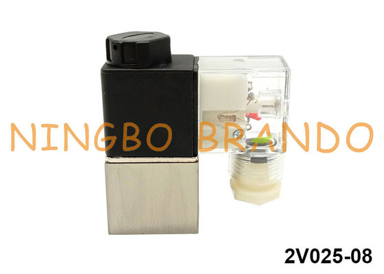 tipo válvula de solenoide pneumática 1/4&quot; de 2V025-08 Airtac NPT 12VDC 24VDC