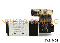 Tipo válvula de solenoide pneumática 4V210-08-DC24V do ar 1/4&quot; de Airtac NPT