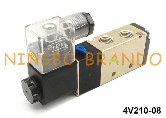 Tipo válvula de solenoide pneumática 1/4&quot; de Airtac do ar 4V210-08 AC220V AC110V
