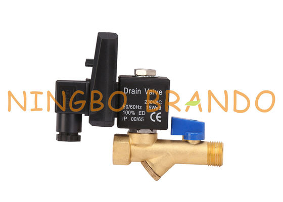 tipo automático 120V 230V de Jorc da válvula de dreno do compressor de ar de 1/4&quot; de 1/2”