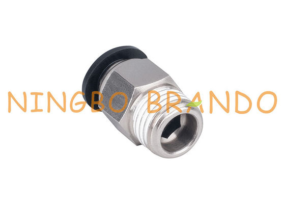 empurrar PC8 reto masculino de 1/4&quot; de 8mm rápido conecta os encaixes de mangueira pneumáticos