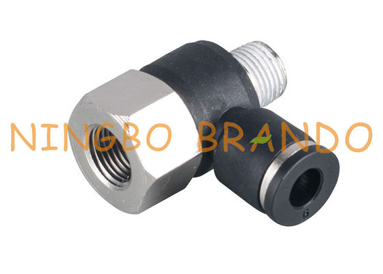 Empurrar fêmea do banjo para conectar rapidamente os encaixes de mangueira pneumáticos 1/4&quot; 8mm