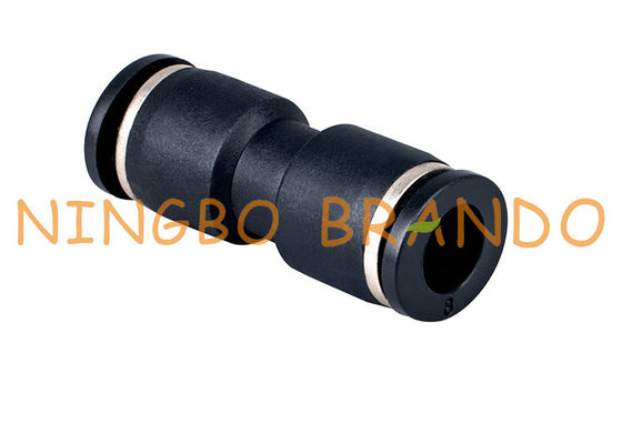 o impulso reto da união de 1/4&quot; de 8mm a rápido conecta os encaixes de mangueira pneumáticos