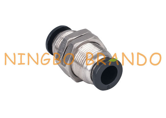 o impulso da união do anteparo de 1/4&quot; de 8mm a rápido conecta os encaixes de mangueira pneumáticos
