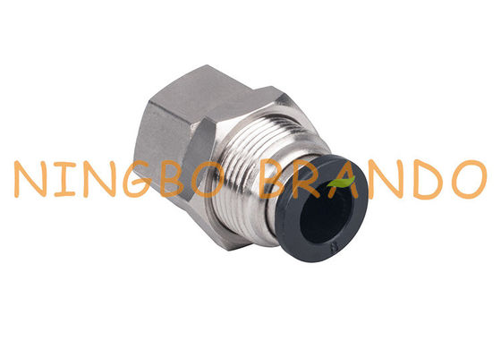 rápidos retos fêmeas do anteparo de 3/8&quot; de 10mm conectam os encaixes de mangueira pneumáticos