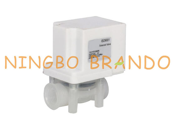 O NPT 1/4&quot; POM Plastic 18 segundos atrasa a auto válvula de solenoide nivelada do RO