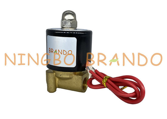 2W025-08 1/4&quot; válvula de solenoide de bronze a ação direta