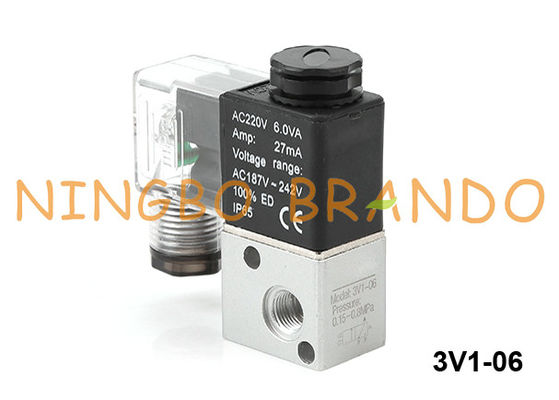 tipo válvula de solenoide pneumática 3V1-M5 3V1-06 3V1-08 de 3V1 Airtac