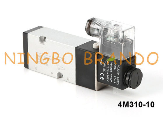 tipo Namur de 4M310-10 Airtac 5/2 de C.A. da C.C. 220V da válvula de solenoide 24V