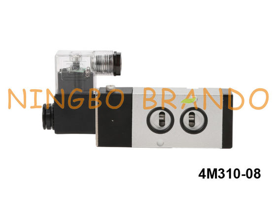 tipo Namur Solenoid Valve piloto de 4M310-08 Airtac 5/2 de maneira 24V 220V