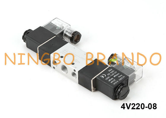 tipo válvula de solenoide pneumática 4V220-08-DC24V DC24V de 4V220-08 Airtac