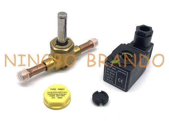 1068/3 de piloto Operated ODS 3/8&quot; do diafragma válvula de solenoide refrigerando