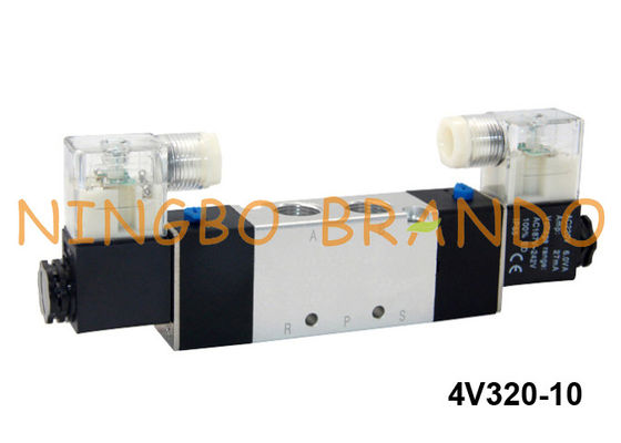 tipo maneira dobro pneumática 24V 220V de 4V320-10 Airtac da válvula de solenoide 5/2