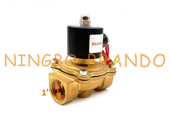 1&quot; válvula de solenoide de bronze da água a ação direta da polegada UW-25 2W250-25