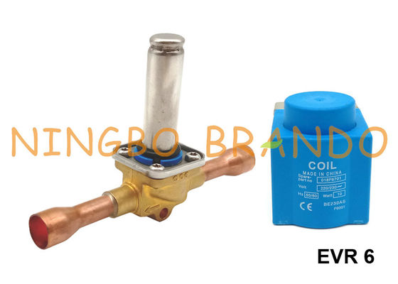 Danfoss datilografa a válvula de solenoide 1/2 da refrigeração 032F1209 de EVR 6”