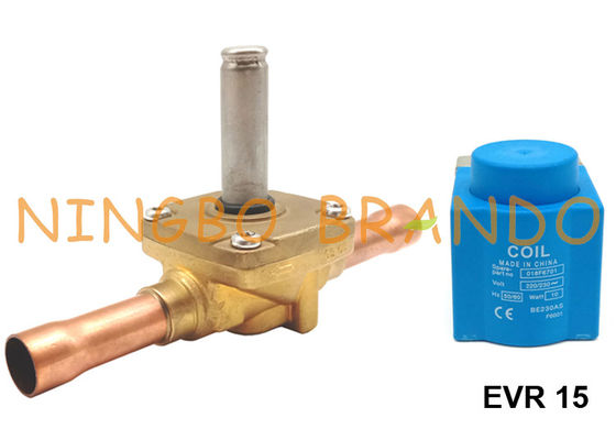 5/8&quot; válvula de solenoide Danfoss da refrigeração datilografam EVR 15 032F1228
