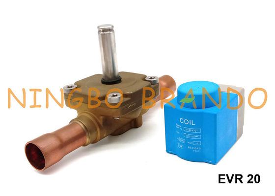 A válvula de solenoide líquida para a refrigeração Danfoss datilografa EVR 20 NC 7/8&quot; 032L1240