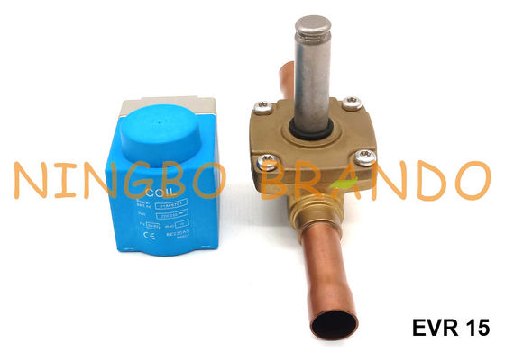 Danfoss datilografa a válvula de solenoide 5/8" de EVR 15 NC Refrigeraion 24V 220V