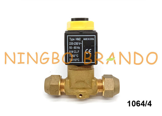 Válvula de solenoide Castel Type do líquido refrigerante da ATAC 1064/4 alargamento SAE de 1/2”