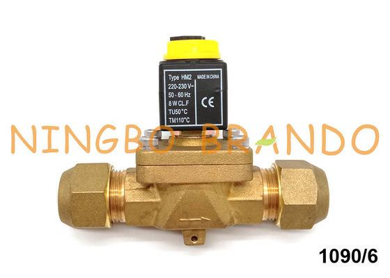 Válvula Castel Type 1090/6A6 1090/6A7 da refrigeração do solenoide de 3/4 de polegada