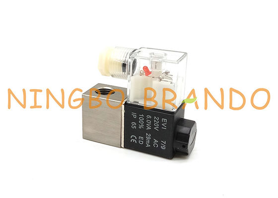 série 1/4&quot; de 2V025-08 2V válvula de solenoide pneumática a ação direta da polegada
