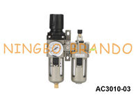 Tipo regulador e lubrificador de AC3010-03 SMC do filtro de ar de FRL combinados
