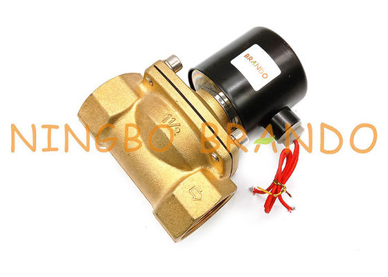 1-1/2” válvula de solenoide de bronze rosqueada polegada do NC da maneira de UW-40 2W400-40 2/2