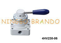 Tipo maneira giratória de 4HV230-06 Airtac da válvula de ar 4/3 da alavanca da mão