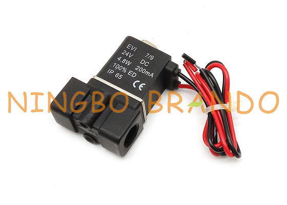 2P025-08 1/4&quot; válvula de solenoide pneumática plástica do controlo aéreo da polegada