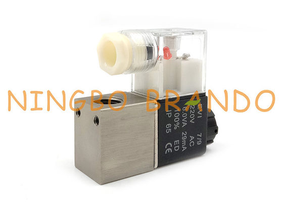 2V025-08 1/4&quot; válvula de solenoide pneumática a ação direta da maneira do NPT 2/2