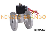 SUWF-20 3/4&quot; válvula de solenoide 24VDC da água da conexão da flange 220VAC