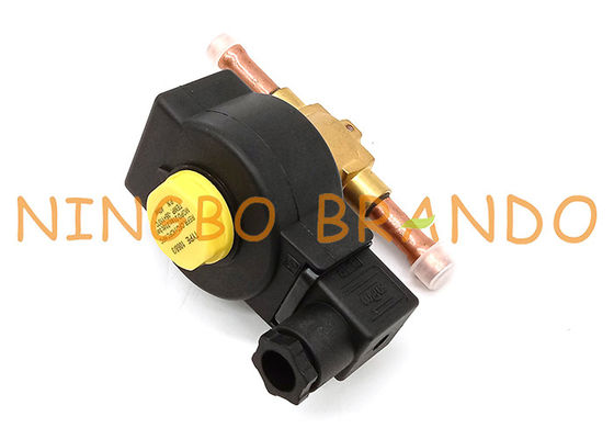1068/4 de válvula de solenoide da refrigeração da bobina da solda HM3 de 1/2” ODS