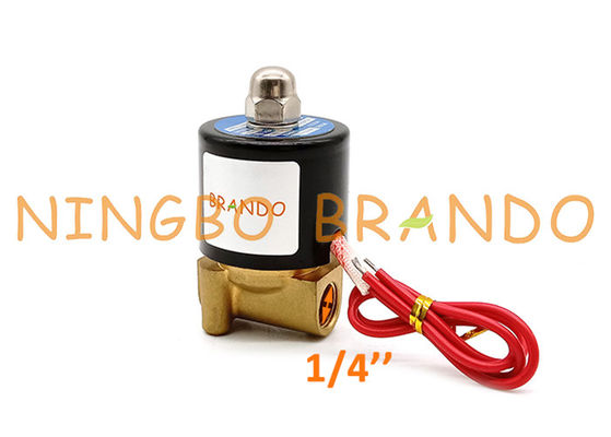 UD-08 2W025-08 válvula de solenoide de bronze normalmente fechada de 1/4 de polegada