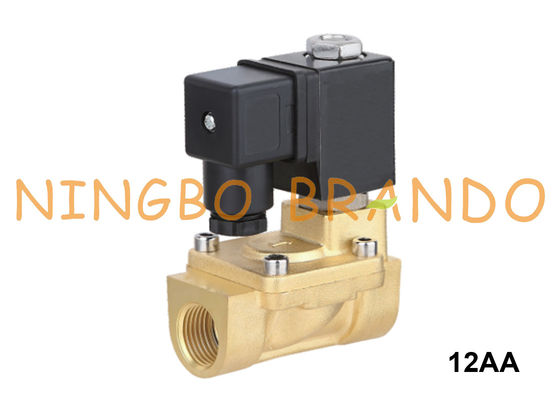 1&quot; 1 1/4&quot; 1 1/2” 2&quot; ar da água que trava a válvula de solenoide de bronze 6VDC 12VDC 24VDC