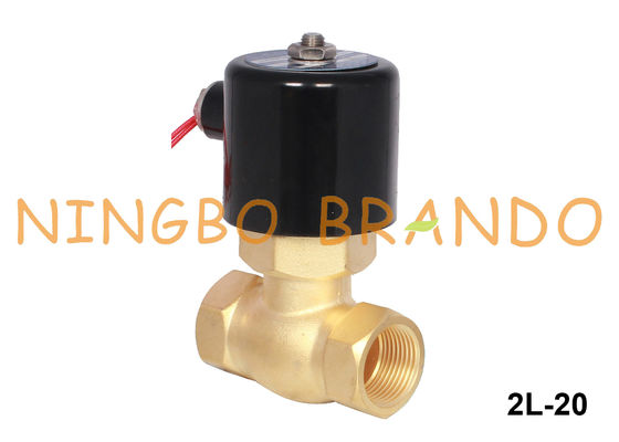 2L-20 3/4&quot; válvula de solenoide de bronze para o vapor e a água quente 12V 24V 110V 220V