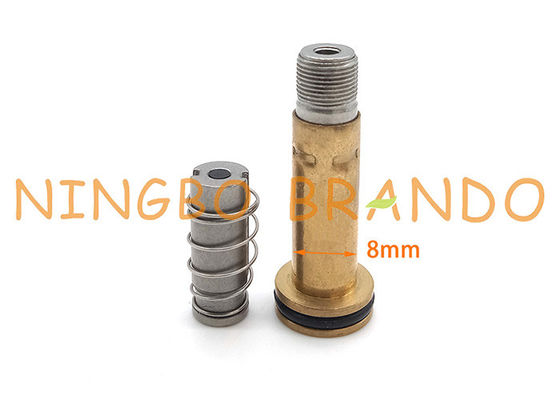 4V100 tubo pneumático do atuador da válvula de solenoide do NC da maneira da flange 3/2 da série S8