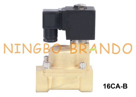 Válvula de solenoide de bronze 3/8 1/2 do vapor e da água quente 3/4 1 de polegada 24V 220V