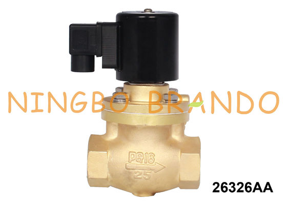 Vapor de 1 polegada e válvula de solenoide de bronze 24VDC da água quente 220VAC