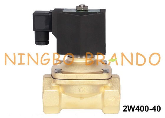 1,5&quot; maneira de bronze 24V normalmente fechado 220V da válvula de solenoide 2 da água