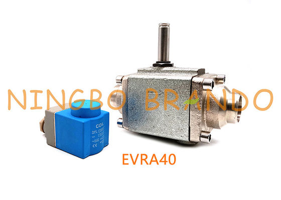 EVRA 40 1 1/2” 2&quot; válvula de solenoide da refrigeração da planta da amônia