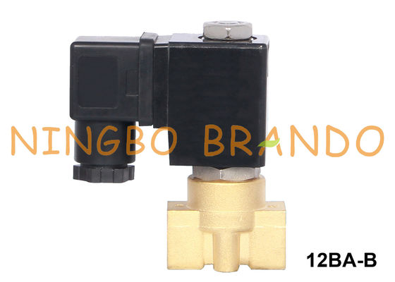 Válvula de solenoide de bronze de travamento em dois sentidos para o ar 6VDC 12VDC 24VDC da água