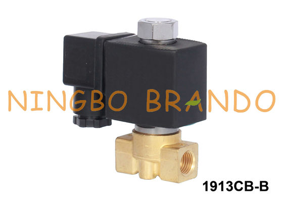 1/8&quot; maneira de bronze 24V normalmente aberto 220V da válvula de solenoide 2 do ar da água