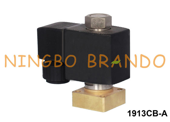 A sub-base de bronze normalmente aberta da válvula de solenoide de 2 maneiras montou 24V 220V