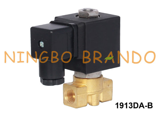 Normalmente fechado em dois sentidos de bronze da válvula de solenoide da água a ação direta de 1/8 de polegada