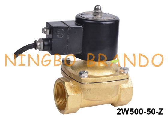 2&quot; C.A. de bronze da C.C. 110V 220V da válvula de solenoide 12V da água à prova de explosões 24V