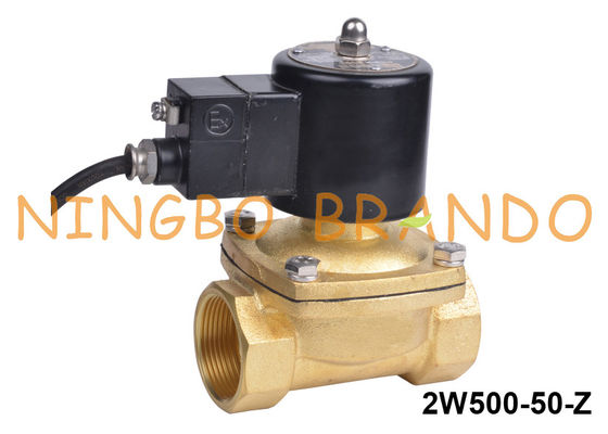 2&quot; C.A. de bronze da C.C. 110V 220V da válvula de solenoide 12V da água à prova de explosões 24V