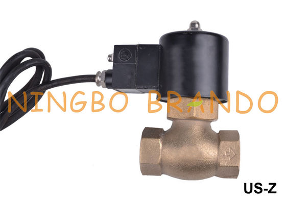 Válvula de solenoide de bronze à prova de explosões 24V do vapor de água quente 110V 220V