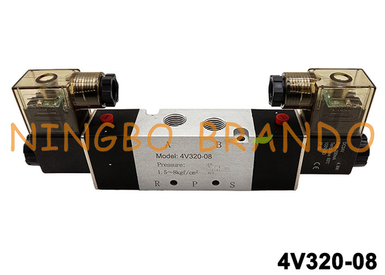 tipo válvula de controlo aéreo pneumática 4V320-1/4 24V 220V de 4V320-08 Airtac