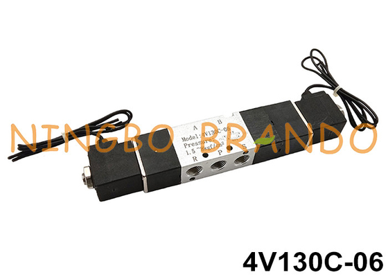 1/8&quot; válvula de solenoide pneumática elétrica 4V130C-06 do controle direcional