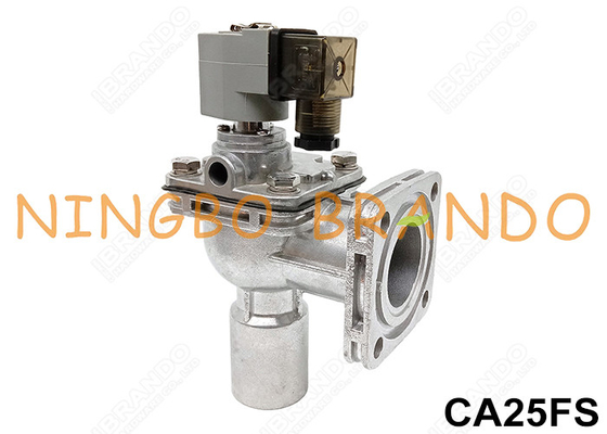 CA25FS 1&quot; válvula de solenoide portuária flangeada do diafragma para o filtro de saco